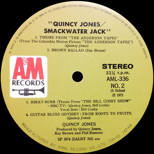 Quincy Jones - Smackwater Jack (Vinyl, LP, Album)