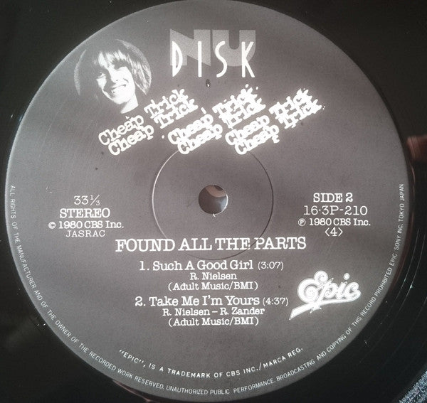 Cheap Trick - Found All The Parts = デイ・トリッパー (Vinyl, 10", 33 ⅓ RPM)