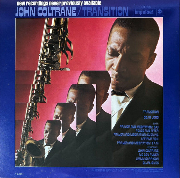 John Coltrane - Transition (Vinyl, LP, Album, Reissue, Stereo)
