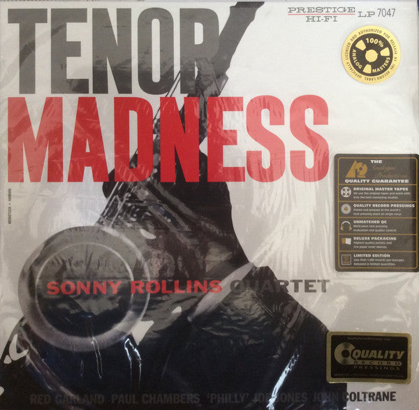 Sonny Rollins Quartet - Tenor Madness (Vinyl, LP, Album, Mono, Reissue, Limited Edition) Near Mint (NM or M-) / Near Mint (NM or M-)