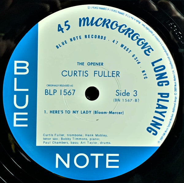 Curtis Fuller - The Opener (2xVinyl, LP, 45 RPM, Album, Limited Edition, Numbered, Reissue, Mono) Near Mint (NM or M-) / Near Mint (NM or M-)