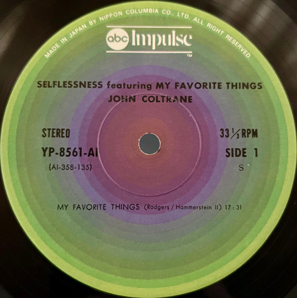 John Coltrane - Selflessness Featuring My Favorite Things = セルフレスネス...