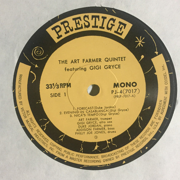 Art Farmer Quintet - Art Farmer Quintet Featuring Gigi Gryce (Vinyl...