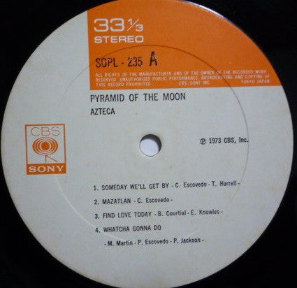 Azteca - Pyramid Of The Moon (Vinyl, LP, Album, Stereo)
