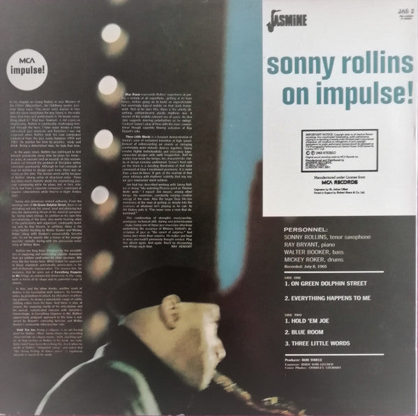 Sonny Rollins - On Impulse! (Vinyl, LP, Album, Reissue, Stereo)