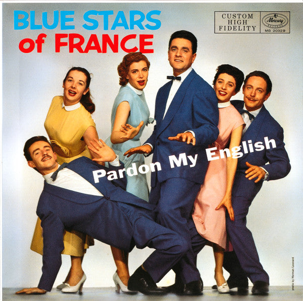 Les Blue Stars - Pardon My English (Vinyl, LP, Album, Limited Edition, Reissue, Mono) Very Good Plus (VG+) / Very Good Plus (VG+)
