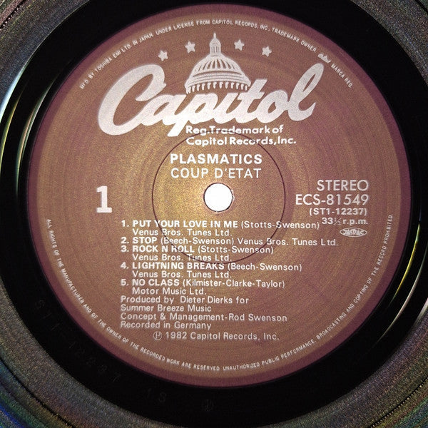 Plasmatics (2) - Coup D'Etat (Vinyl, LP, Album)