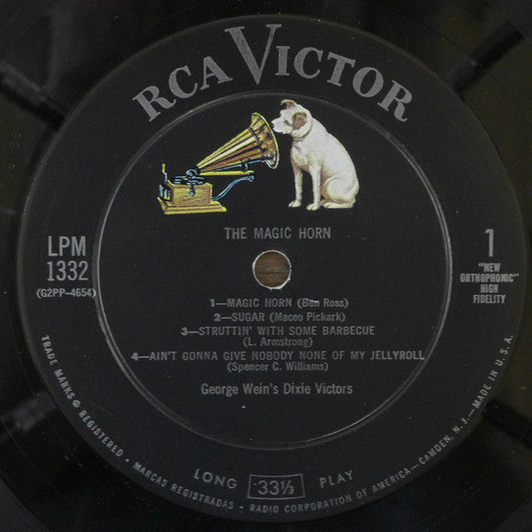 George Wein's Dixie Victors - The Magic Horn (Vinyl, LP, Album, Mono) Very Good (VG) / Very Good Plus (VG+)