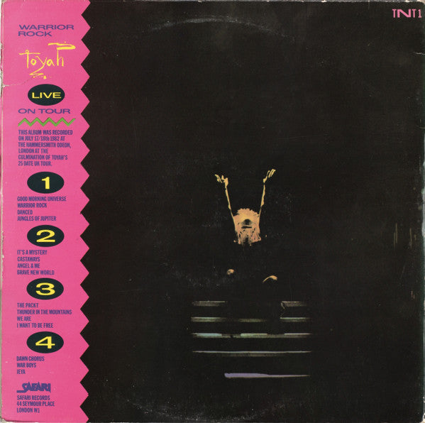 Toyah (3) - Warrior Rock (Toyah On Tour) (2xVinyl, LP, Album) Very Good Plus (VG+) / Very Good (VG)
