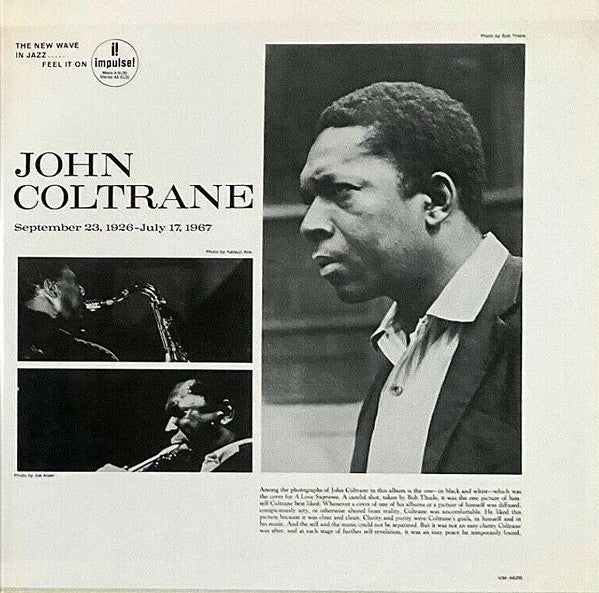 John Coltrane - Expression (Vinyl, LP, Album, Reissue, Stereo) Near Mint (NM or M-) / Very Good Plus (VG+)