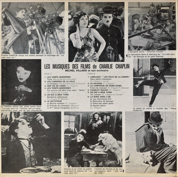 Michel Villard Et Son Orchestre - Viva! Chaplin (Vinyl, LP, Stereo)