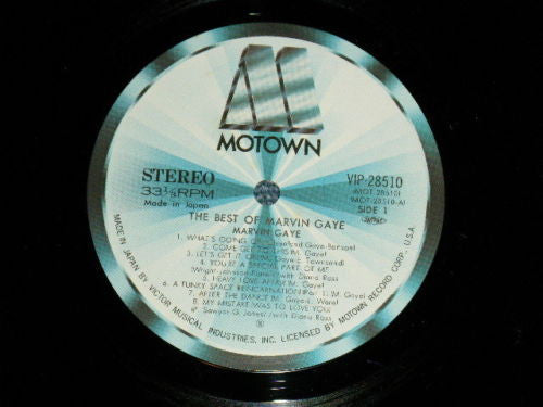 Marvin Gaye - The Best Of Marvin Gaye (Vinyl, LP, Compilation, Stereo) Very Good (VG) / Very Good (VG)