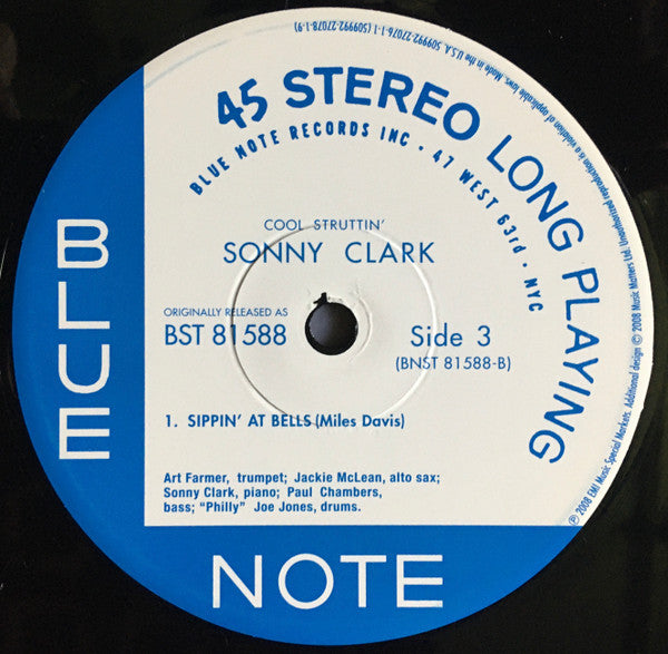 Sonny Clark - Cool Struttin' (2xVinyl, LP, 45 RPM, Album, Limited Edition, Numbered, Reissue, Remastered, Stereo) Very Good Plus (VG+) / Near Mint (NM or M-)