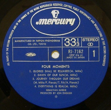 Sebastian Hardie - Four Moments (Vinyl, LP, Album) Very Good Plus (VG+) / Very Good Plus (VG+)