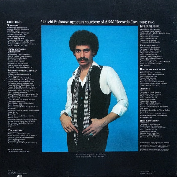 David Spinozza - Spinozza (Vinyl, LP, Album) Very Good (VG) / Very Good (VG)