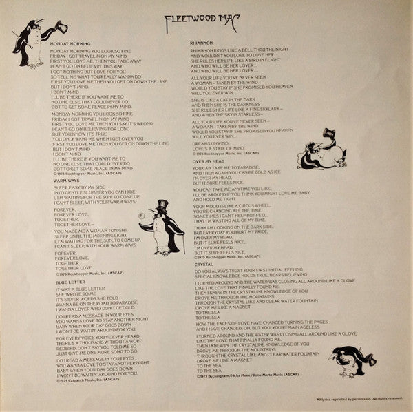 Fleetwood Mac - Fleetwood Mac (Vinyl, LP, Album, Repress, Stereo) Very Good Plus (VG+) / Good Plus (G+)