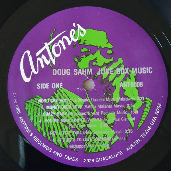 Doug Sahm - Juke Box Music (Vinyl, LP, Album, Stereo) Very Good Plus (VG+) / Very Good (VG)