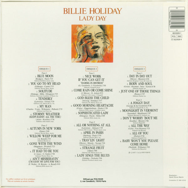 Billie Holiday - Lady Day (3xVinyl, Box Set, LP, Compilation) Good Plus (G+) / Good Plus (G+)