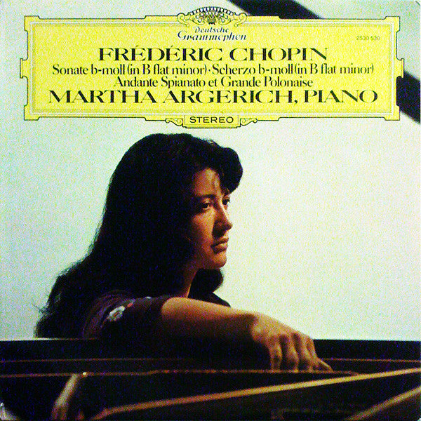Frédéric Chopin - Sonate B-moll (In B Flat Minor) - Scherzo B-moll (In B Flat Minor) - Andante Spianato Et Grande Polonaise (Vinyl, LP, Album, Stereo) Very Good Plus (VG+) / Very Good Plus (VG+)