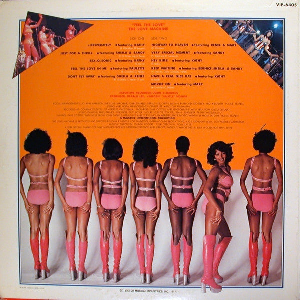 The Love Machine - Feel The Love (Vinyl, LP, Album) Very Good Plus (VG+) / Good Plus (G+)