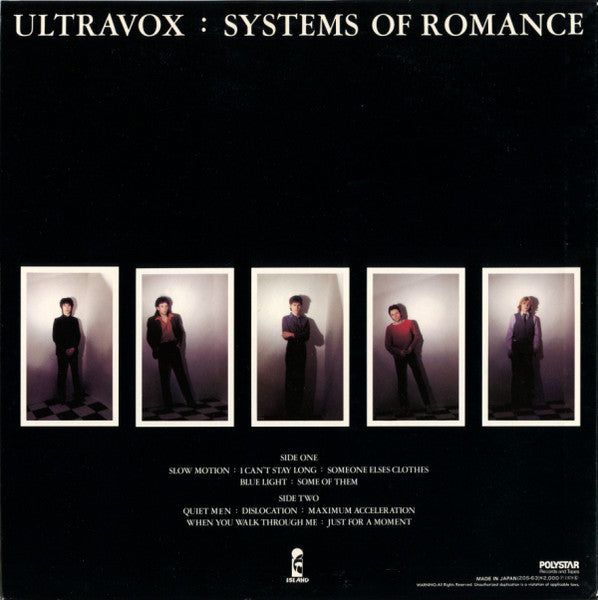 Ultravox - Systems Of Romance (Vinyl, LP, Album, Reissue, Stereo)