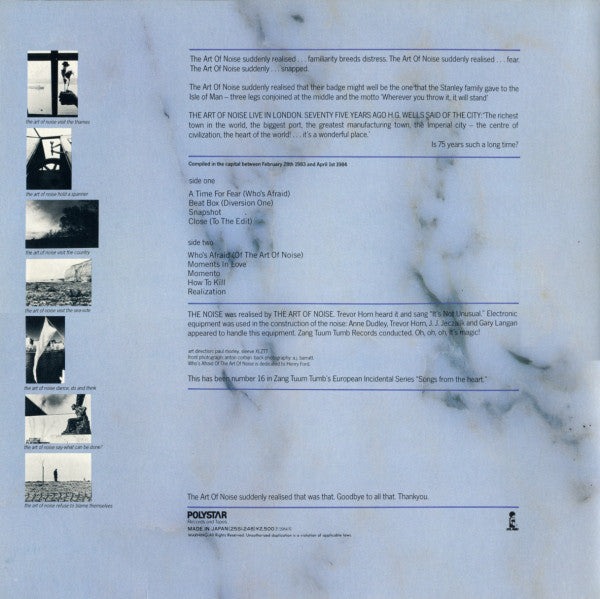 The Art Of Noise - (Who's Afraid Of?) The Art Of Noise! ​​(Vinyl, LP, Album) Very Good Plus (VG+) / Very Good (VG)