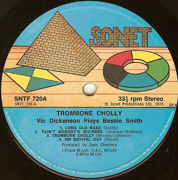 Vic Dickenson - Trombone Cholly (Vinyl, LP, Album) Very Good (VG) / Poor (P)
