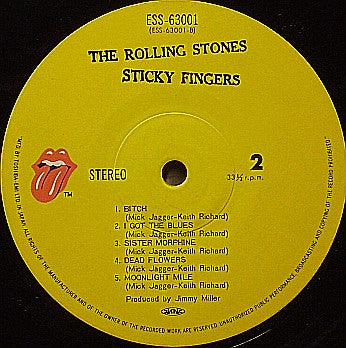 The Rolling Stones - Sticky Fingers (Vinyl, LP, Album, Reissue)