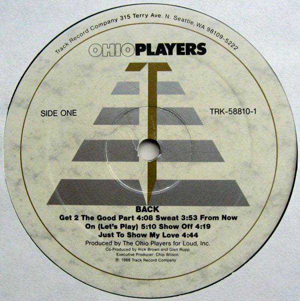 Ohio Players - Back (Vinyl, LP, Album) Good Plus (G+) / Very Good (VG)