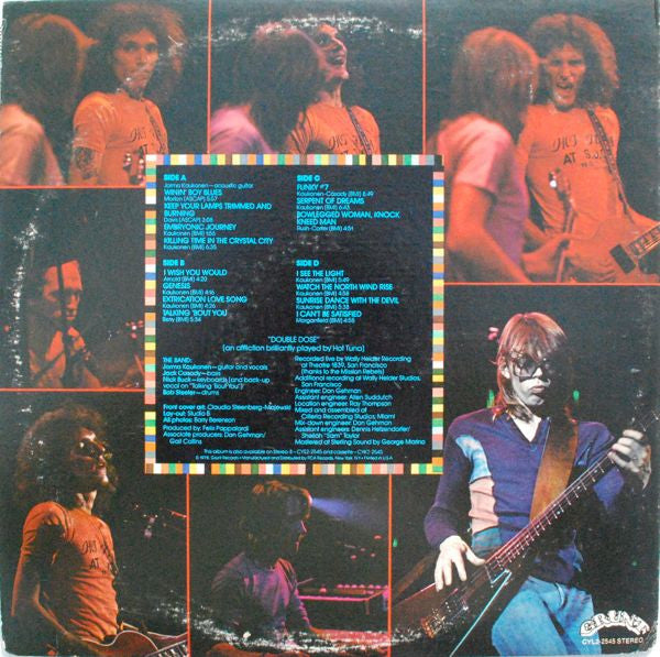 Hot Tuna - Double Dose (2xVinyl, LP, Album, Stereo) Very Good (VG) / Very Good (VG)