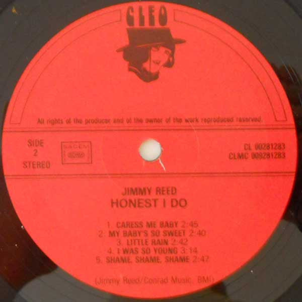 Jimmy Reed - Honest I Do (Vinyl, LP, Compilation, Stereo) Very Good (VG) / Very Good Plus (VG+)