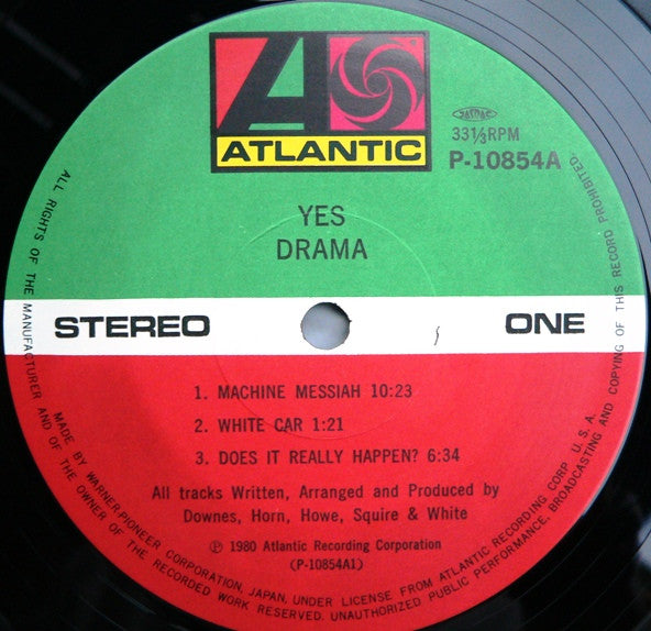 Yes - Drama (Vinyl, LP, Album)