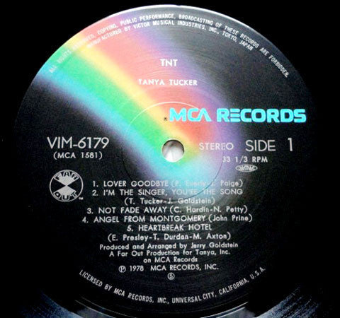 Tanya Tucker - TNT (Vinyl, LP, Album) Very Good Plus (VG+) / Very Good Plus (VG+)