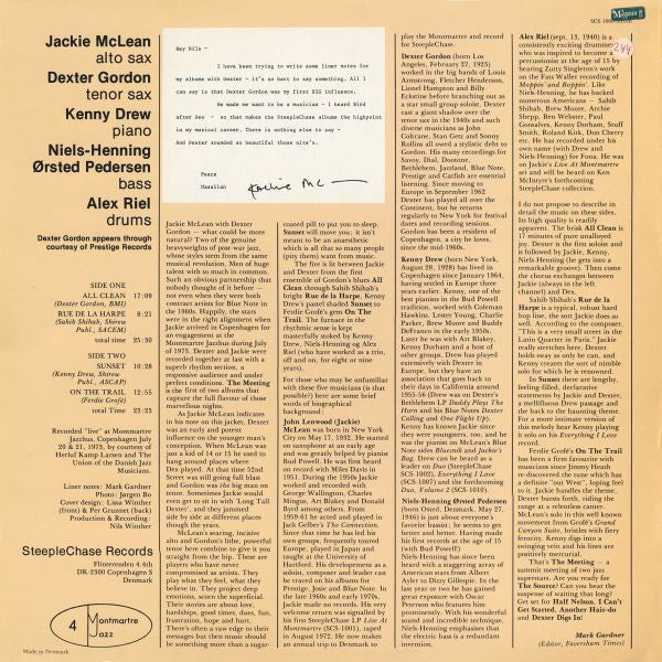 Jackie McLean - The Meeting Vol. 1 (Vinyl, LP, Album, Stereo) Very Good (VG) / Very Good (VG)
