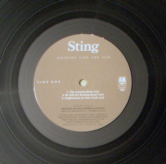 Sting - ...Nothing Like The Sun (Vinyl, LP, Album, Stereo)