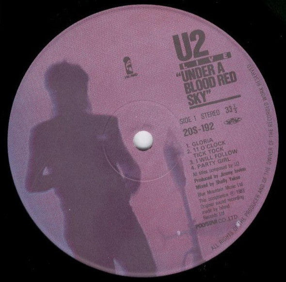 U2 - Live "Under A Blood Red Sky" (Vinyl, LP, Mini-Album, Stereo)