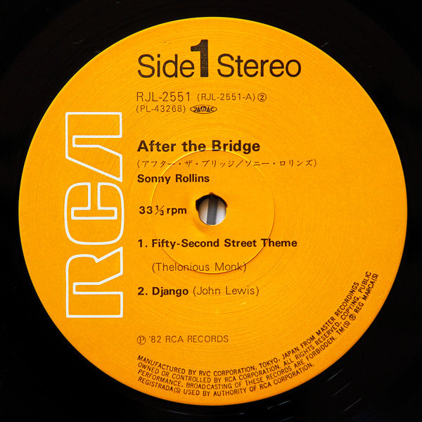 Sonny Rollins - After The Bridge (Vinyl, LP, Album, Reissue)
