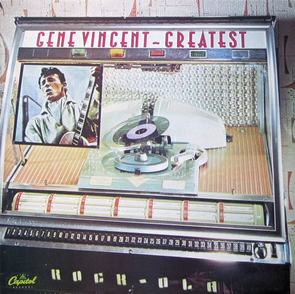Gene Vincent - Gene Vincent Greatest (Vinyl, LP, Mono, Compilation) Very Good (VG) / Very Good (VG)