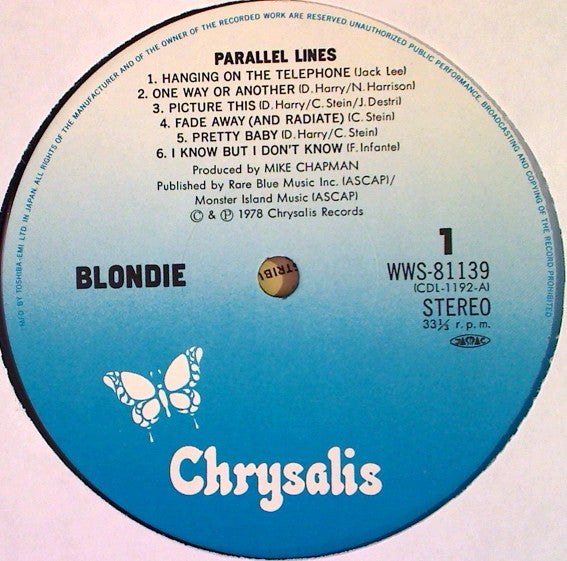 Blondie - Parallel Lines (Vinyl, LP, Album)