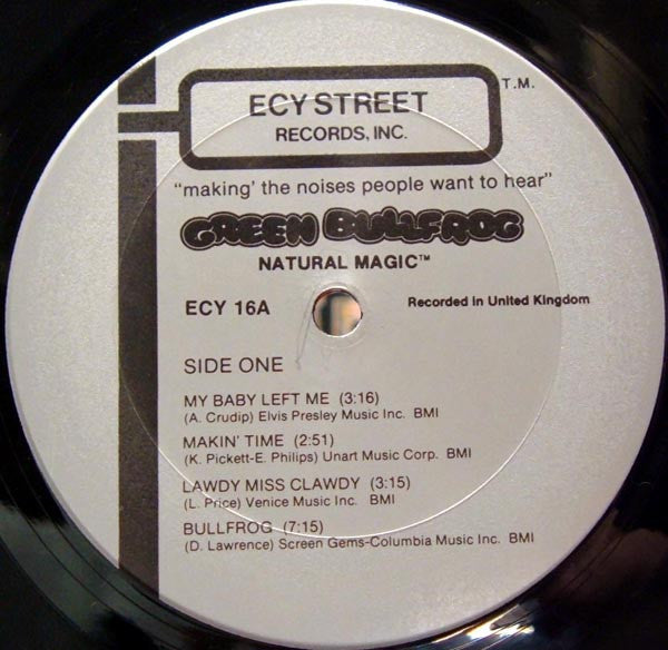 Green Bullfrog - Natural Magic (Vinyl, LP, Reissue) Very Good (VG) / Very Good (VG)