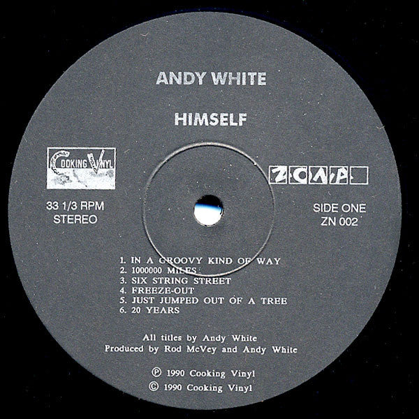 Andy White (4) - Himself (Vinyl, LP, Album, Repress) Very Good Plus (VG+) / Good Plus (G+)
