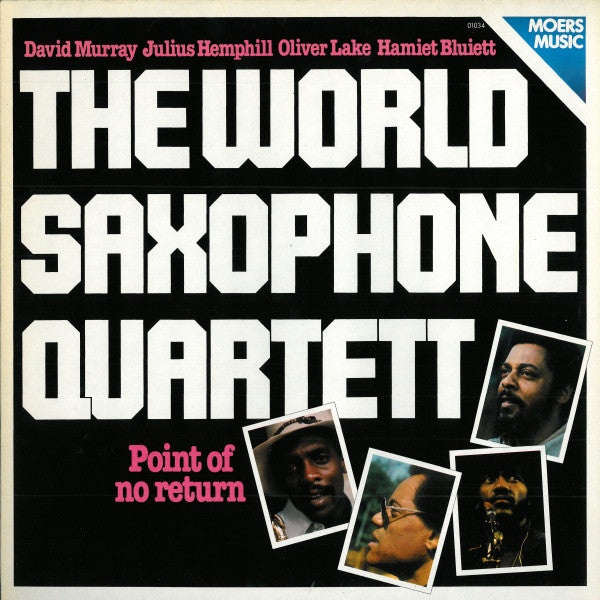 World Saxophone Quartet - Point Of No Return (Vinyl, LP, Album) Very Good Plus (VG+) / Very Good (VG)