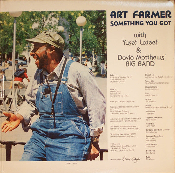 Art Farmer - Something You Got (Vinyl, LP, Album, Stereo)