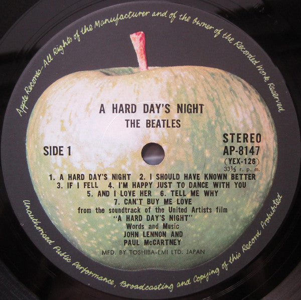 The Beatles - A Hard Day's Night (Vinyl, LP, Album, Stereo, Reissue)