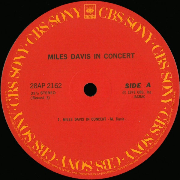 Miles Davis - In Concert (Vinyl, LP, Album, Reissue)