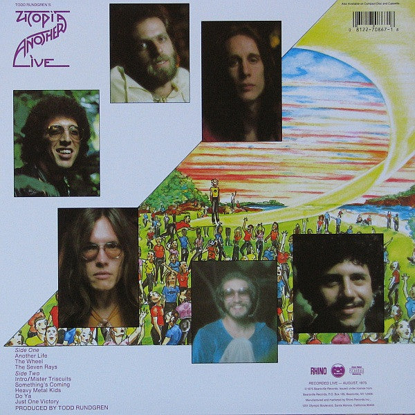 Utopia (5) - Another Live (Vinyl, LP, Album, Reissue, Remastered, Stereo) Very Good Plus (VG+) / Very Good Plus (VG+)