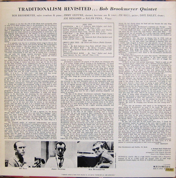 Bob Brookmeyer Quintet - Traditionalism Revisited (Vinyl, LP, Album...