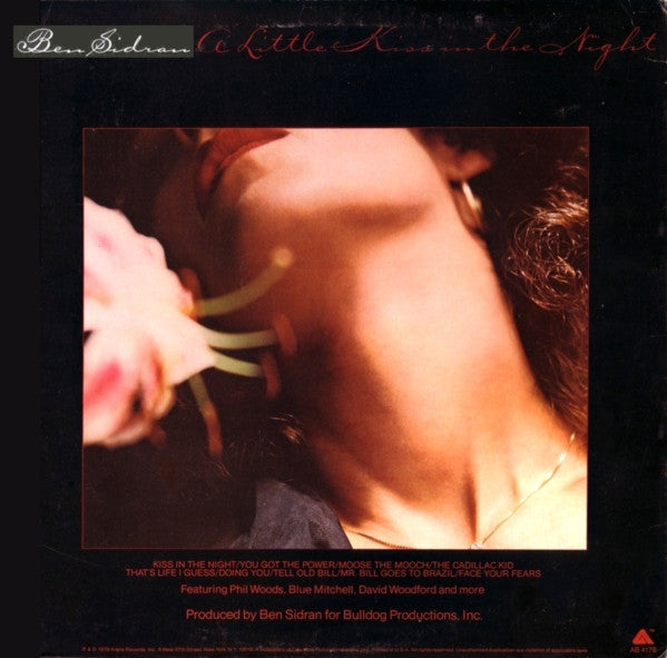 Ben Sidran - A Little Kiss In The Night (Vinyl, LP, Album) Good Plus (G+) / Good Plus (G+)