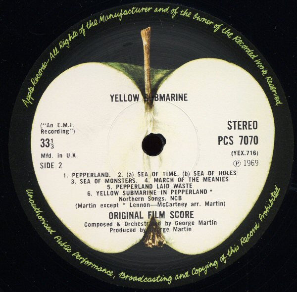 The Beatles - Yellow Submarine (Vinyl, LP, Album, Reissue, Stereo) Very Good Plus (VG+) / Very Good (VG)