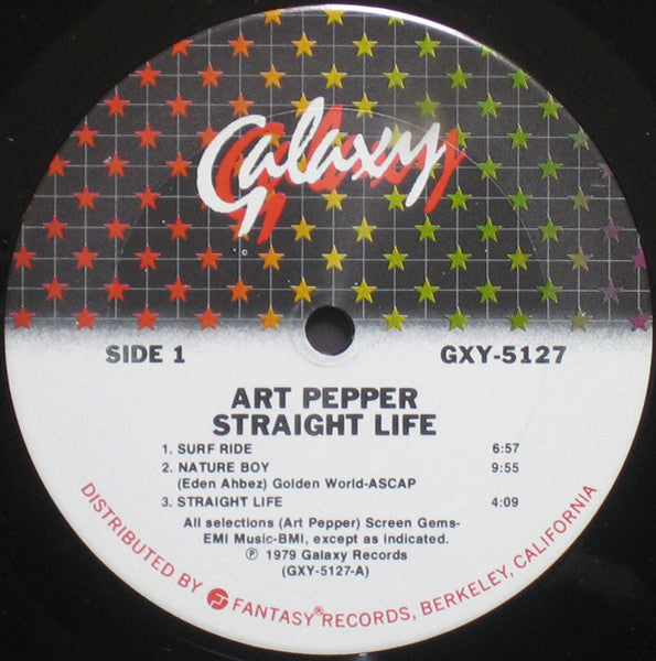 Art Pepper - Straight Life (Vinyl, LP, Album)